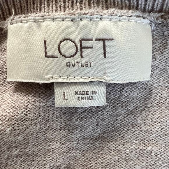 Loft Sweater Womens Embroidered Fox Detail Loft Outlet Size Large - Picture 3 of 4